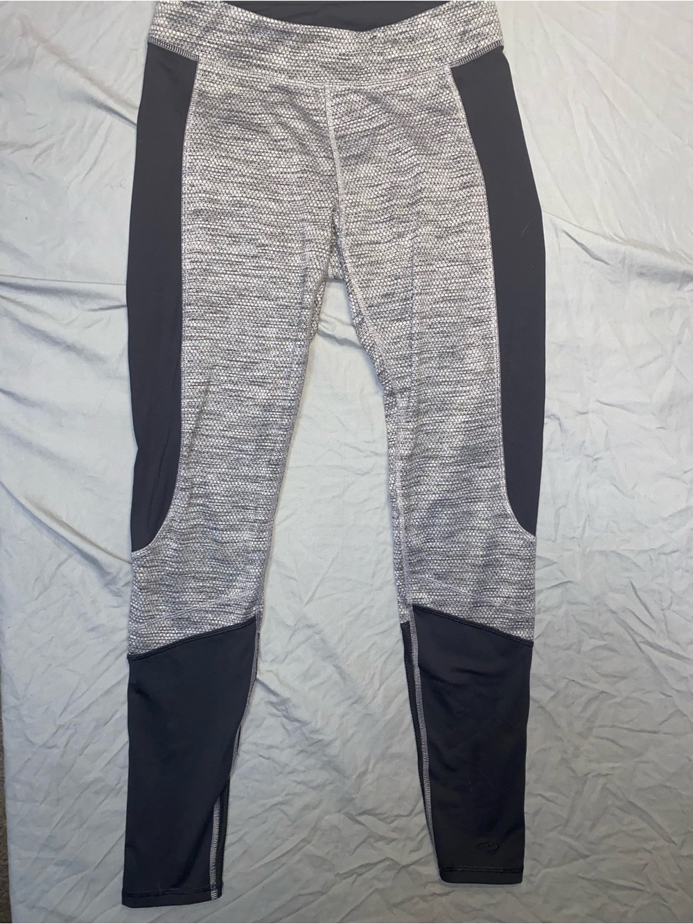 Gray and Black womens leggings
